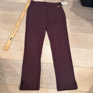 MICHAEL MICHAEL KORS WOMENS NEW SMALL BROWN PULL ON PANTS